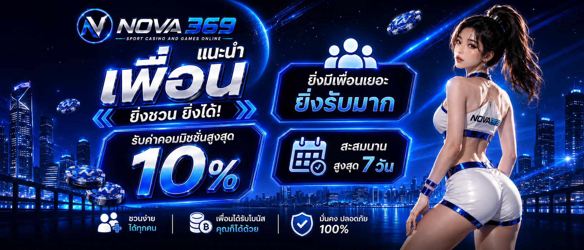 NOVA369 เว็บตรง สล็อต คาสิโน ครบวงจร